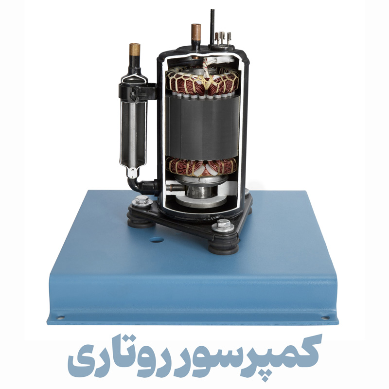 کمپرسور روتاری کولر گازی گری