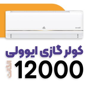 کولر گازی ایوولی 12000 سری الگانت مدل EVT3-12K-UV